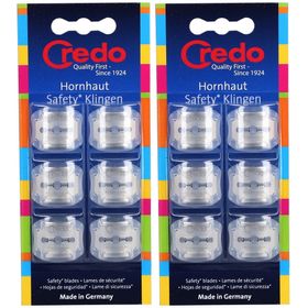 CREDO Hornhaut Safety Klingen Blist 6 Stk