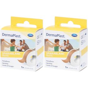 HARTMANN Dermaplast® Sparablanc Textil 2,5 cm x 5 m beige