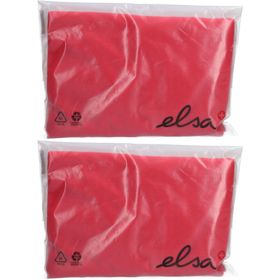 ELSA Anatomischer Kissenbezug 50 x 11 cm Samt Rot