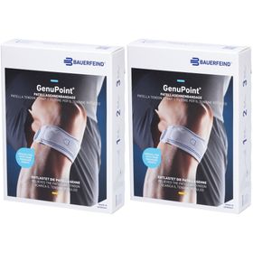 BAUERFEIND® GenuPoint Bandage zur Entlastung der Patellasehne Größe 2 Titan