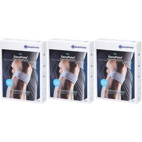 BAUERFEIND® GenuPoint Bandage zur Entlastung der Patellasehne Größe 2 Titan
