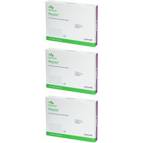 MEPITEL Silikon Netzverband 8x10 cm steril 5 Stück Safetac-Technologie