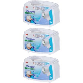 3M™ Micropore™ Hypoallergenes Fleece-Pflaster 2,5 cm x 5 m