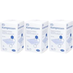 HARTMANN ES Kompressen 12 Lagen 10 x 10 cm