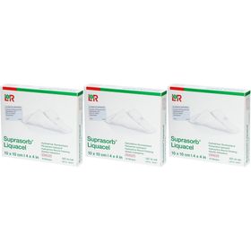 L&R Suprasorb Liquacel  Pansement hydroactif 10 x 10cm