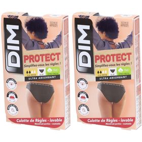 DIM® Slip Menstruel Logo Moyen Noir
