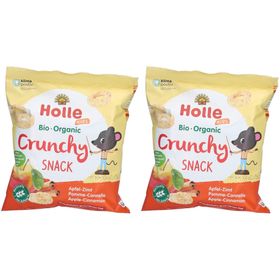 HOLLE Kids Crunchy Snack Pomme-Cannelle bio