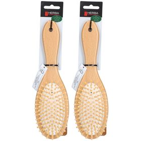 Herba® Haarbürste oval aus Buchenholz – mit Holzstiften, FSC-zertifiziert