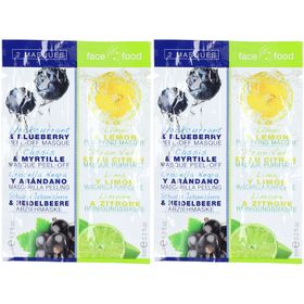 Face Food Peel-off-Maske Heidelbeere und Reinigungsmaske Limette