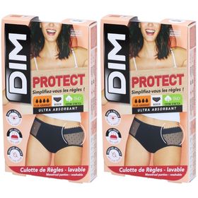 DIM® Periodenboxer Lace Stark 36–38 schwarz mit Meshdetail