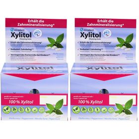Miradent Xylitol Zahnpflegekaugummi Pfefferminz 12 Dosen à 30 Stück