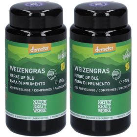 NATURKRAFTWERKE Gepresstes Demeter-Weizengras