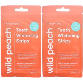 Smilepen® Pop Teeth Whitening Strips Wild Peach 7 Anwendungen