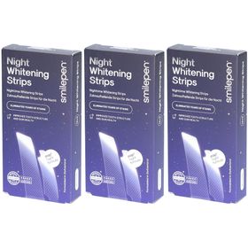 Smilepen® Night Whitening Strips – 20 Streifen mit PAP-Formel für die Nacht