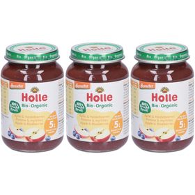 Holle Apfel und Heidelbeere