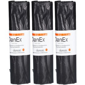 Dansac® Dan-Ex Sacs hygiéniques - 23x40 cm, rouleau, noir