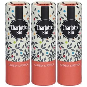 Charlotte Bio® Organischer glänzender Lippenstift – Rosenholz