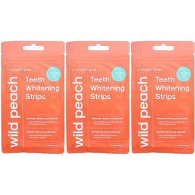 Smilepen® Pop Teeth Whitening Strips Wild Peach 7 Anwendungen