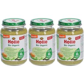 Holle Kartoffel, Erbse und Zucchini