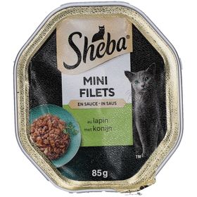 Sheba Mini Filets in Soße - Kaninchen in Soße für erwachsene Katzen