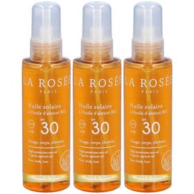 LA ROSÉE Huile solaire SPF 30