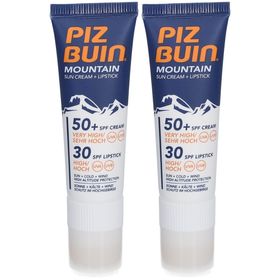 Piz Buin® MOUNTAIN Sonnencreme + Lippenpflegestift SPF50+