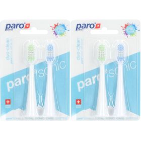 paro® Sonic Duo-Clean - Ersatzzahnbürstenköpfe