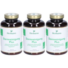 Herbano Darmreinigungskapseln mit Flohsamen & Enzymkomplex