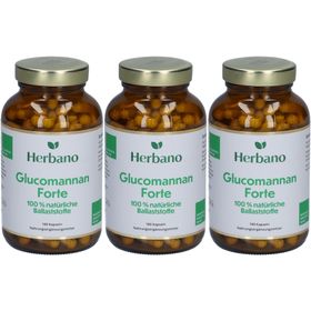 Herbano Glucomannan Forte Kapseln 480 mg