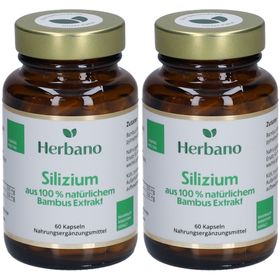 Gélules de silicium Herbano à l'extrait de bambou