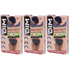 DIM Protect Waschbarer Menstruationsslip - Slip Größe 36-38 - Mittelfluss