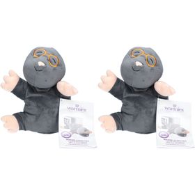 Warmies® Taupe endormie Peluche chauffante parfumée à la lavande