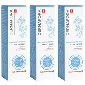 DERMAFORA Serum Hyalu 3 Bio-Malve + Komplex mit 3 Hyaluronsäuren