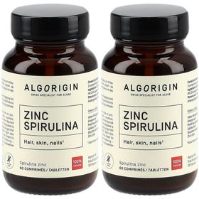 Algorigin Comprimés de zinc de spiruline à haute biodisponibilité