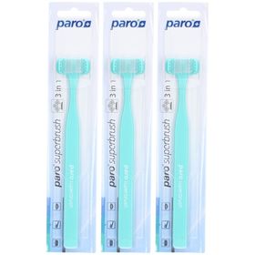 paro® Superbrush brosse à dents à trois têtes