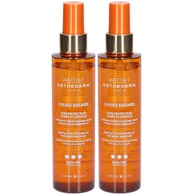 INSTITUT ESTHEDERM L'HUILE SOLAIRE SCHÜTZENDE PFLEGE FÜR KÖRPER UND HAARE - STARKE SONNE