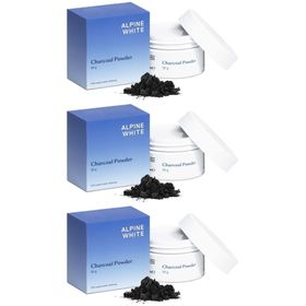 ALPINE WHITE Poudre de charbon pour éclaircissement dentaire naturel