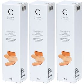 COULEUR CARAMEL Fond de teint Fluide Hydra Jeunesse Bio Beige Peau
