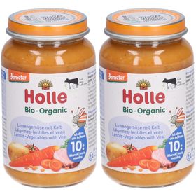 Holle Légumes-lentilles et veau