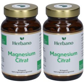 Herbano Magnesiumcitrat Kapseln 500 mg