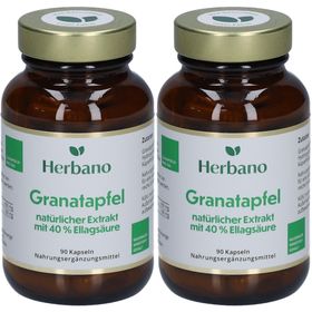 Herbano Granatapfel 450 mg Kapseln mit 40 % Ellagsäure