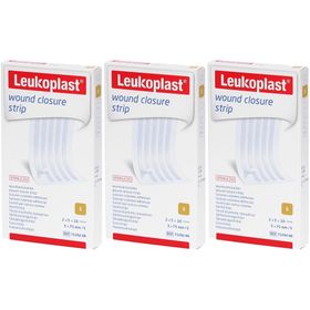 Leukoplast® Bande de fermeture de plaie 3x75 mm 2x5 pièces