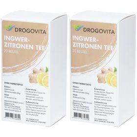 Drogovita Kräutertee Ingwer Zitrone