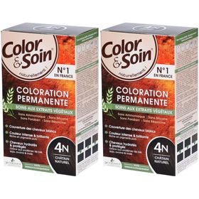 Color & Soin® Coloration permanente 4N Châtain Naturel