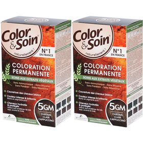 Color & Soin® Coloration permanente 5GM Châtain Clair Cappuccino