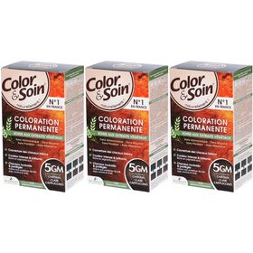 Color & Soin® Dauerhafte Haarfarbe 5GM Cappucino Hellkastanien Braun