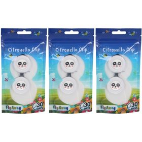 FlyAway® Citronella-Clip Panda Duopack