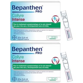 Bepanthen® PRO Collyre Intense monodose pour les yeux très secs
