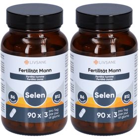 LIVSANE Fruchtbarkeit Mann - mit Selen, B6, B12 und DHA