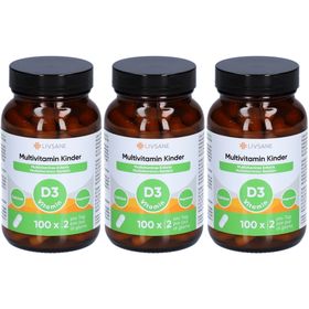 LIVSANE Multivitamin Kinder - Kalzium, Magnesium & Vitamin D3